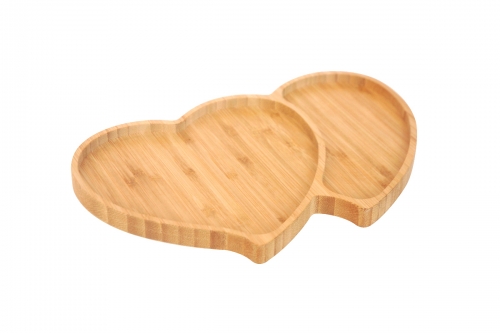 Amor Amor 2 Bölmeli Kalp Tepsi