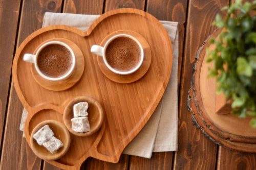 El Amor 2 Bölmeli Kalp Tepsi