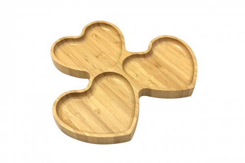 Moramor 3 Bölmeli Kalp Çerezlik