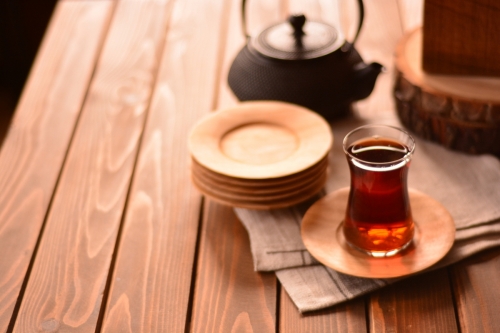 Didi 6'lı Yuvarlak Çay Tabağı