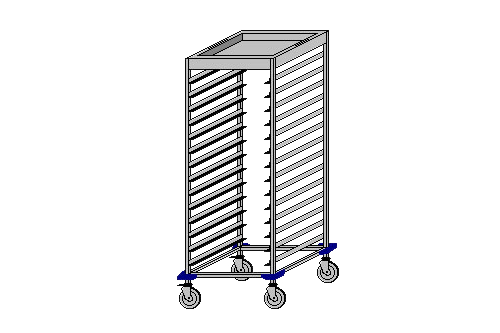 ATK-Kirli Tepsi Toplama Arabası