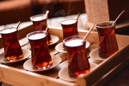 Gizia 6’lı Yuvarlak Çay Tabağı