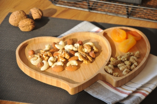 Amor Amor 2 Bölmeli Kalp Tepsi