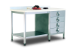 TPB S - Polietilen Tablalı Tezgah /4 Çekmeceli