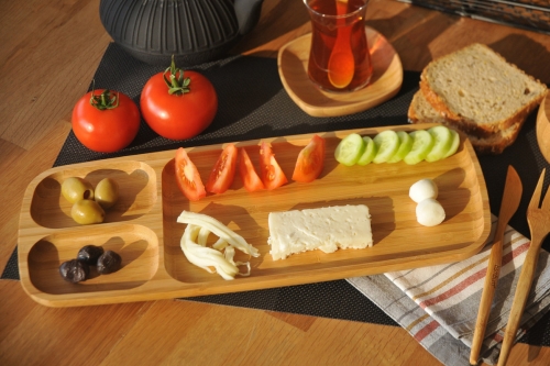 Flia 3 Bölmeli Servis Tabağı - Küçük